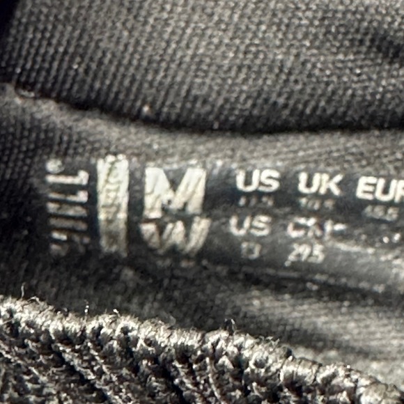 NOBULL Black Knit Trainers Mens Size 11.5 Training Gym Workout Shoes - Picture 11 of 15